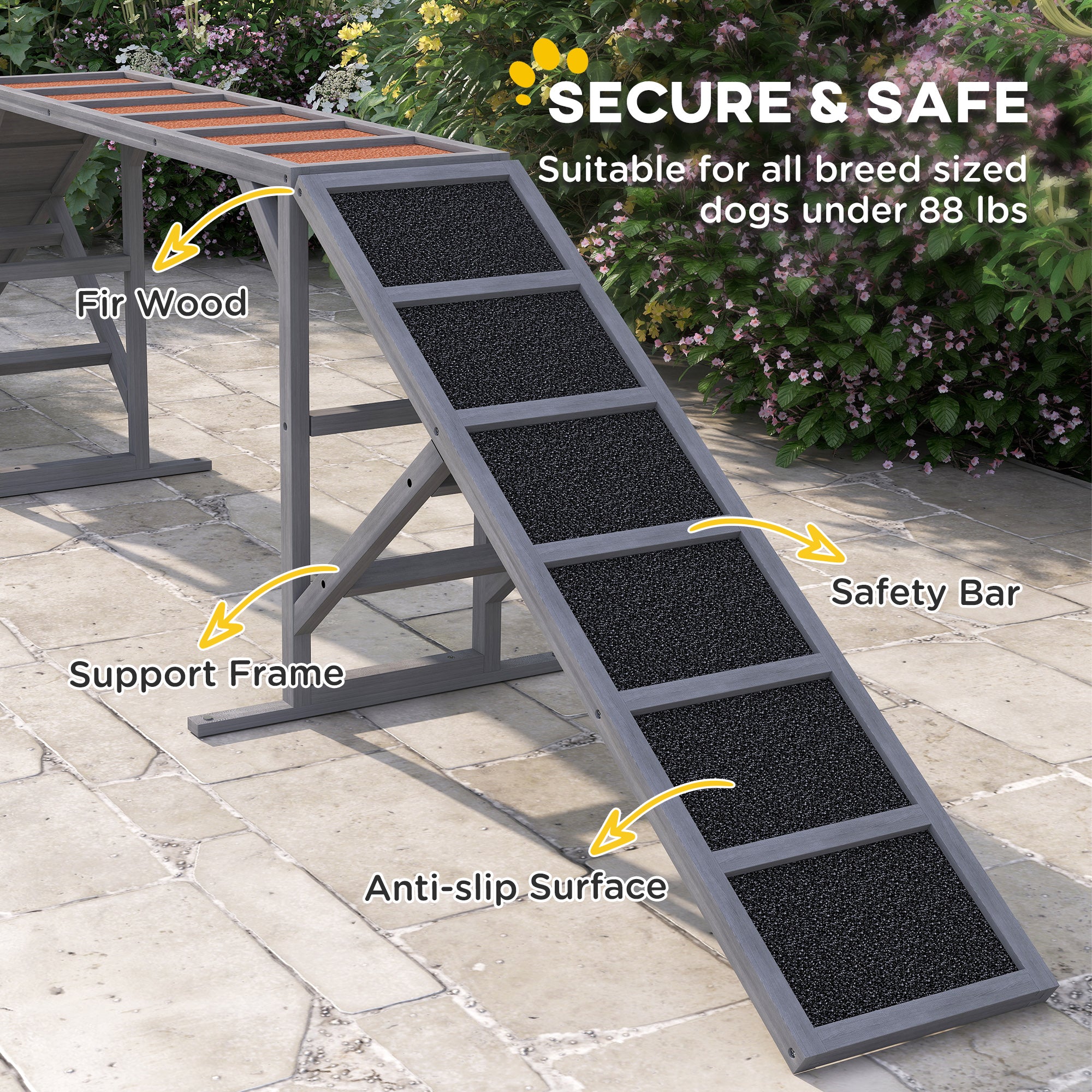 Durable Dog Training Agility Ramp – Non-Slip Surface & Safety Bar — Dog Training | GetPawsy