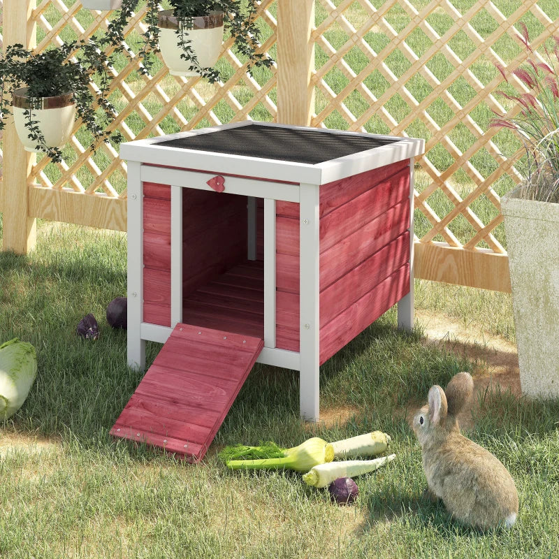 Outdoor Rabbit Hutch – Bunny Enclosure with Openable, Waterproof Roof — Rabbit Cages | GetPawsy