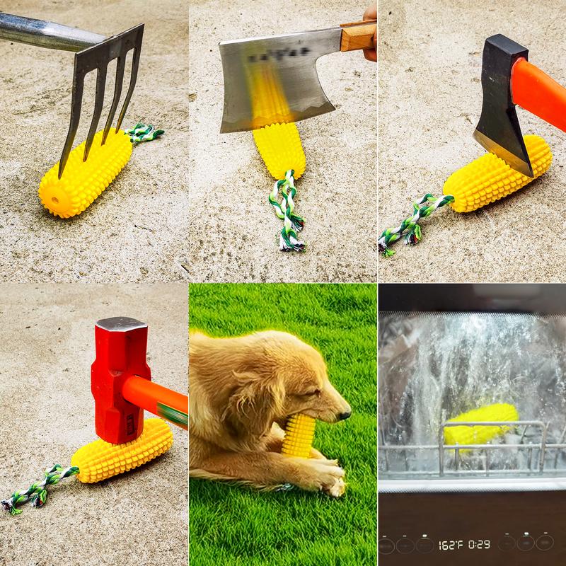 Durable Dog Chew Toy – Squeaky Corn Stick Rope Toy for Dogs — Dog Toys | GetPawsy