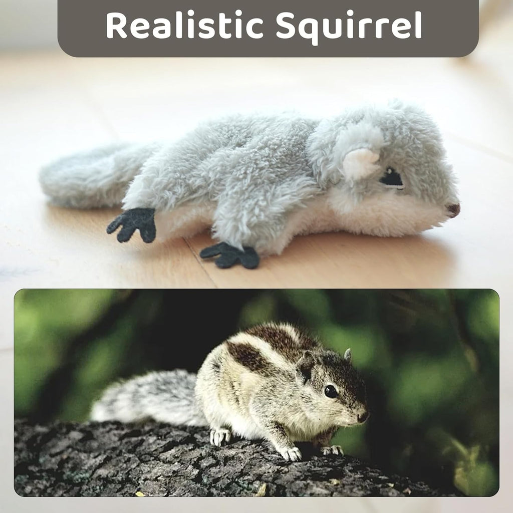 Interactive Catnip Toy – Rechargeable Flapping Squirrel for Kittens — Cat Toys | GetPawsy