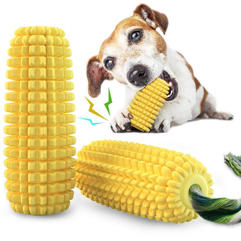 Durable Dog Chew Toy – Squeaky Corn Stick Rope Toy for Dogs — Dog Toys | GetPawsy