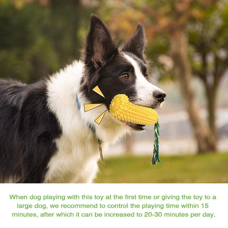 Durable Dog Chew Toy – Squeaky Corn Stick Rope Toy for Dogs — Dog Toys | GetPawsy