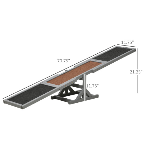 Wooden Dog Agile Seesaw For Training And Exercise, Platform Equipment Running Game Toys — Dog Beds | GetPawsy