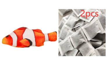 Without Cat Nip Version - Electric Jumping Fish Simulation Electric Fish Toy — Pet Supplies > Pet Toys > Pet Training and Edu