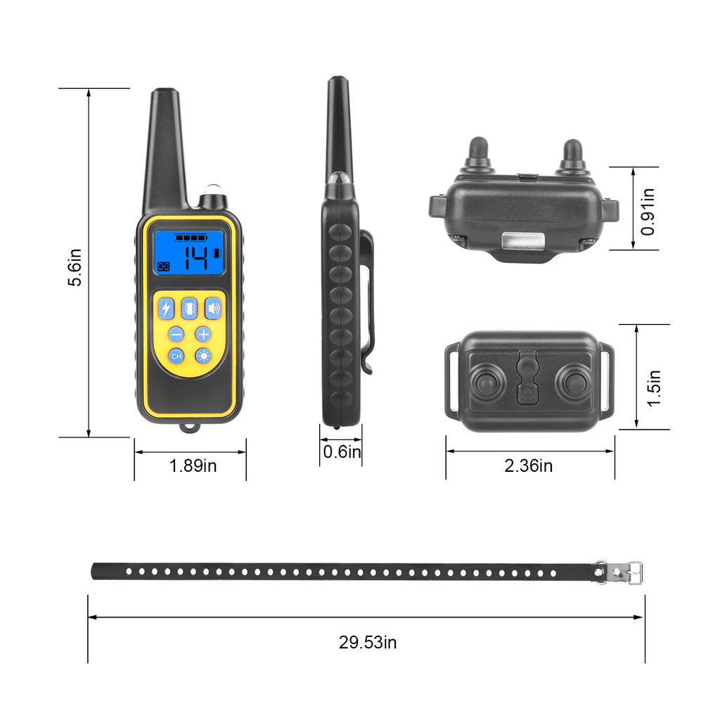 Durable Dog Training Collar – Waterproof Remote with 4 Modes — Dog Training | GetPawsy