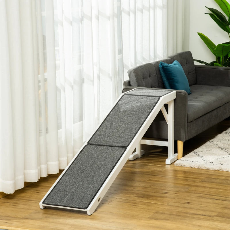 Foldable Dog Ramp – Non-Slip Carpet Platform for Dogs & Pets — Dog Beds | GetPawsy