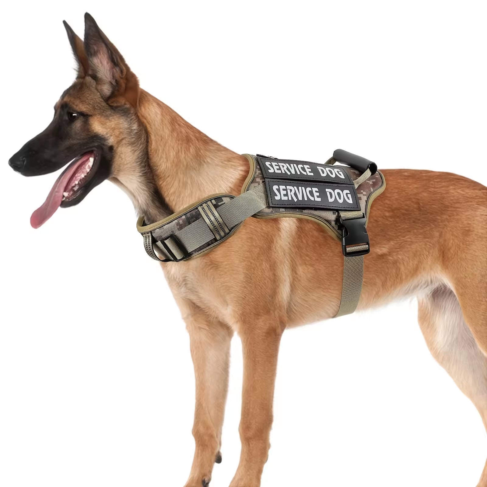 Durable Dog Harness – Tactical No-Pull Training Vest with Handle & Reflective — Dog Collars & Leashes | GetPawsy