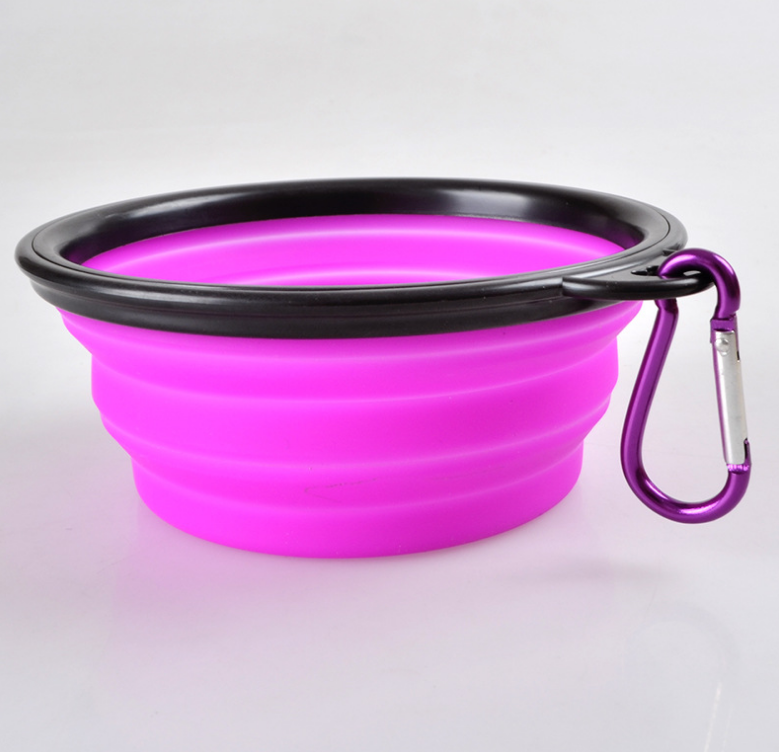 Foldable Silicone Pet Bowl – Portable Food & Water Bowl for Dogs — Dog Toys | GetPawsy