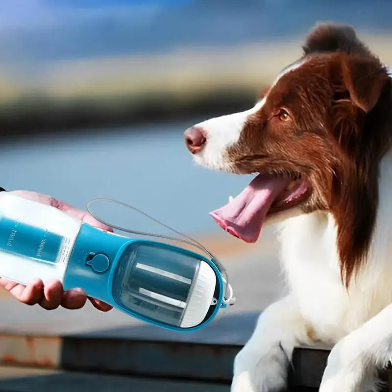 Portable Dog Water Dispenser – 3-in-1 for Drinking, Food & Waste Bags — Dog Toys | GetPawsy