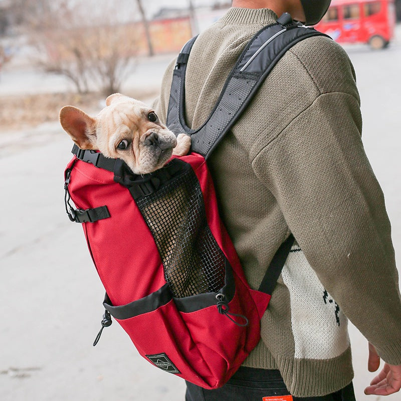 Dog Carrier Backpack – Portable Double Shoulder Travel Bag for Dogs — Dog Travel | GetPawsy