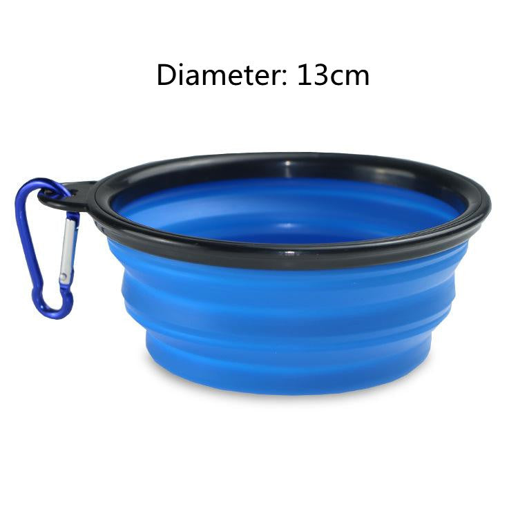 Foldable Silicone Pet Bowl – Portable Food & Water Bowl for Dogs — Dog Toys | GetPawsy