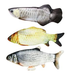 Without Cat Nip Version - Electric Jumping Fish Simulation Electric Fish Toy — Pet Supplies > Pet Toys > Pet Training and Edu