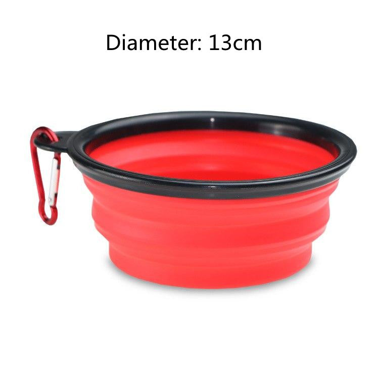 Foldable Silicone Pet Bowl – Portable Food & Water Bowl for Dogs — Dog Toys | GetPawsy