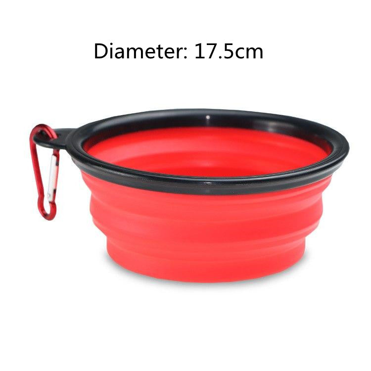 Foldable Silicone Pet Bowl – Portable Food & Water Bowl for Dogs — Dog Toys | GetPawsy