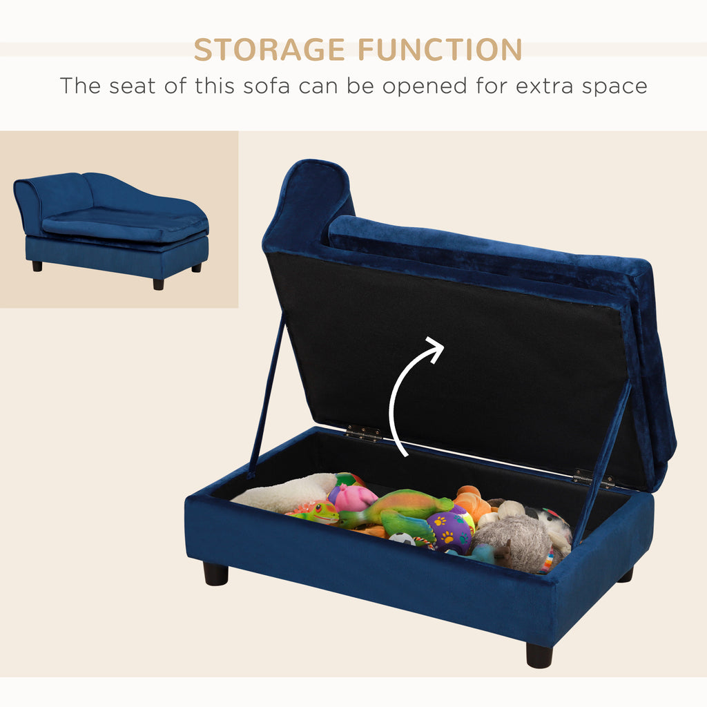  Pet Sofa Bed Couch with Storage, Pet Sofa for Cats and Small Dogs — Dog Toys | GetPawsy