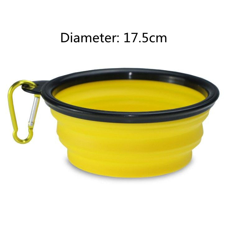 Foldable Silicone Pet Bowl – Portable Food & Water Bowl for Dogs — Dog Toys | GetPawsy