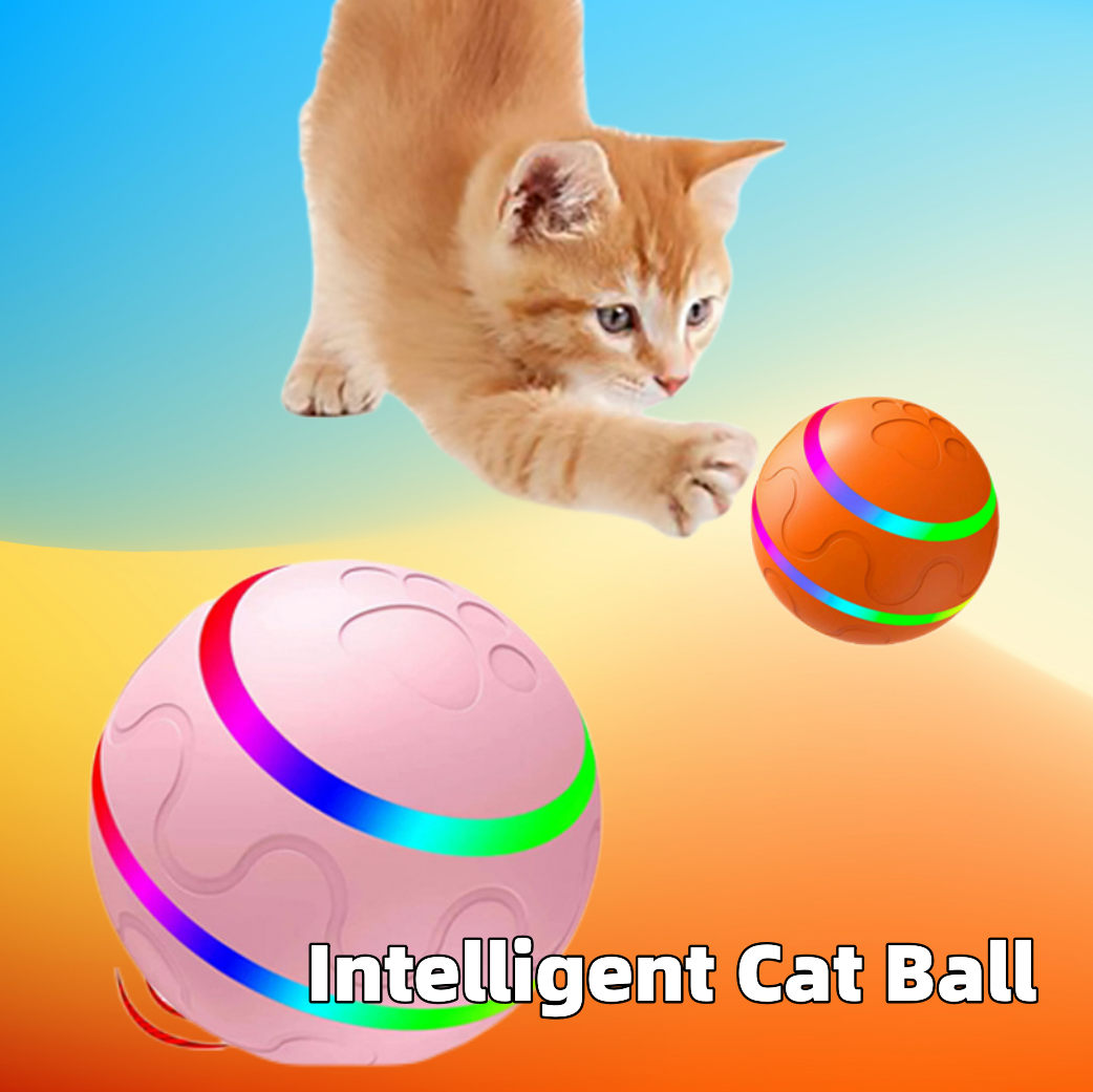 Pet New Cat Wicked Ball Toy Intelligent Ball USB Cat Toys Self Rotating Ball Automatic Rotation Ball — Cat Toys | GetPawsy