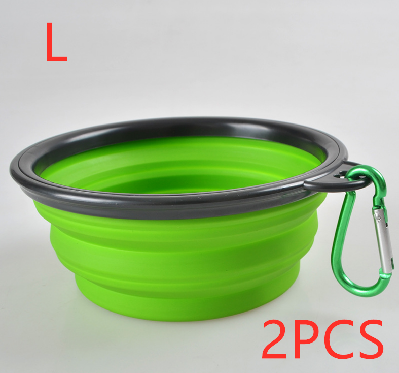 Foldable Silicone Pet Bowl – Portable Food & Water Bowl for Dogs — Dog Toys | GetPawsy