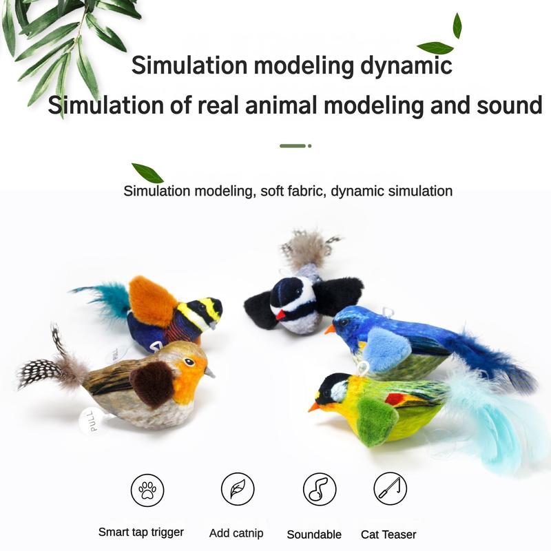 Interactive Cat Teaser Toy – Flying Bird Design with Catnip — Cat Toys | GetPawsy
