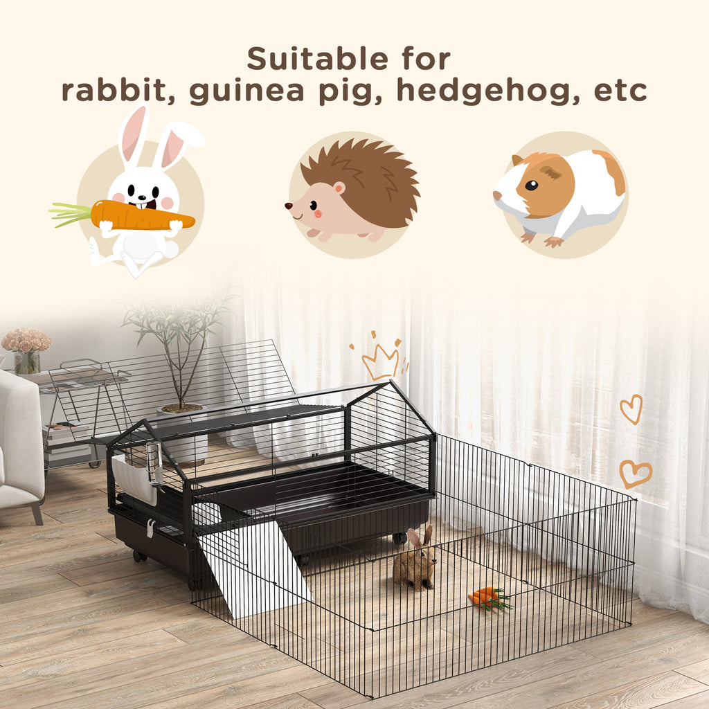 Hamster Habitat Playpen – Portable Enclosure with Wheels & Water Bottle for Hamsters — Hamster Cages | GetPawsy
