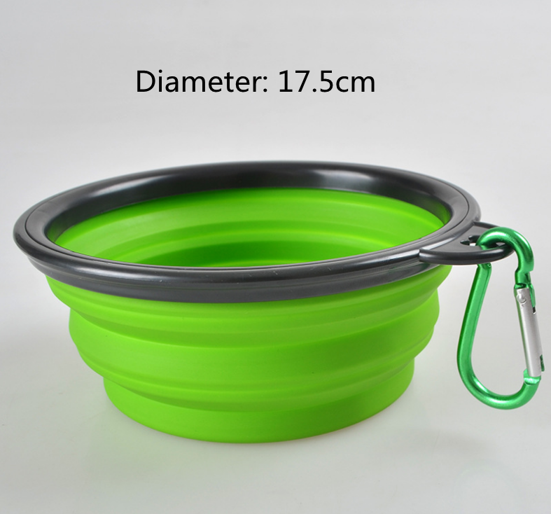 Foldable Silicone Pet Bowl – Portable Food & Water Bowl for Dogs — Dog Toys | GetPawsy