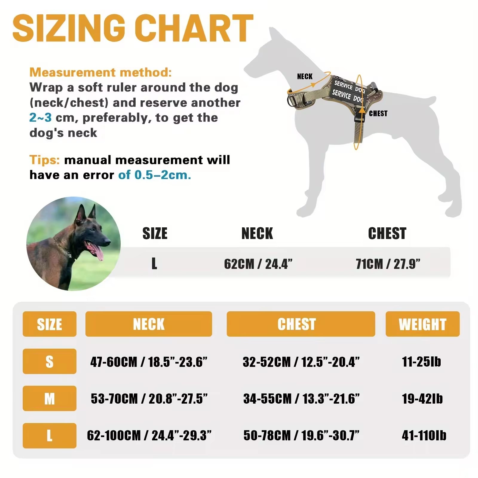 Durable Dog Harness – Tactical No-Pull Training Vest with Handle & Reflective — Dog Collars & Leashes | GetPawsy
