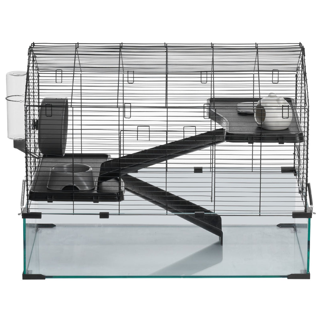 Wire Hamster Cage Habitat 29.5in Pet Rodent Gerbil Mice Small Animal House — Hamster Cages | GetPawsy