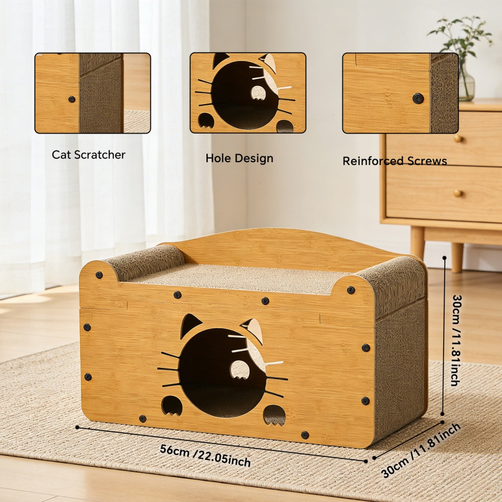 C Sofa Bearded Cat 56 — Pet Furniture Tools | GetPawsy