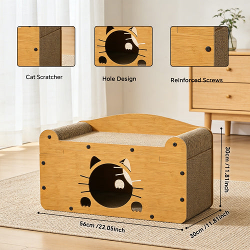 C Sofa Bearded Cat 56 — Pet Furniture Tools | GetPawsy
