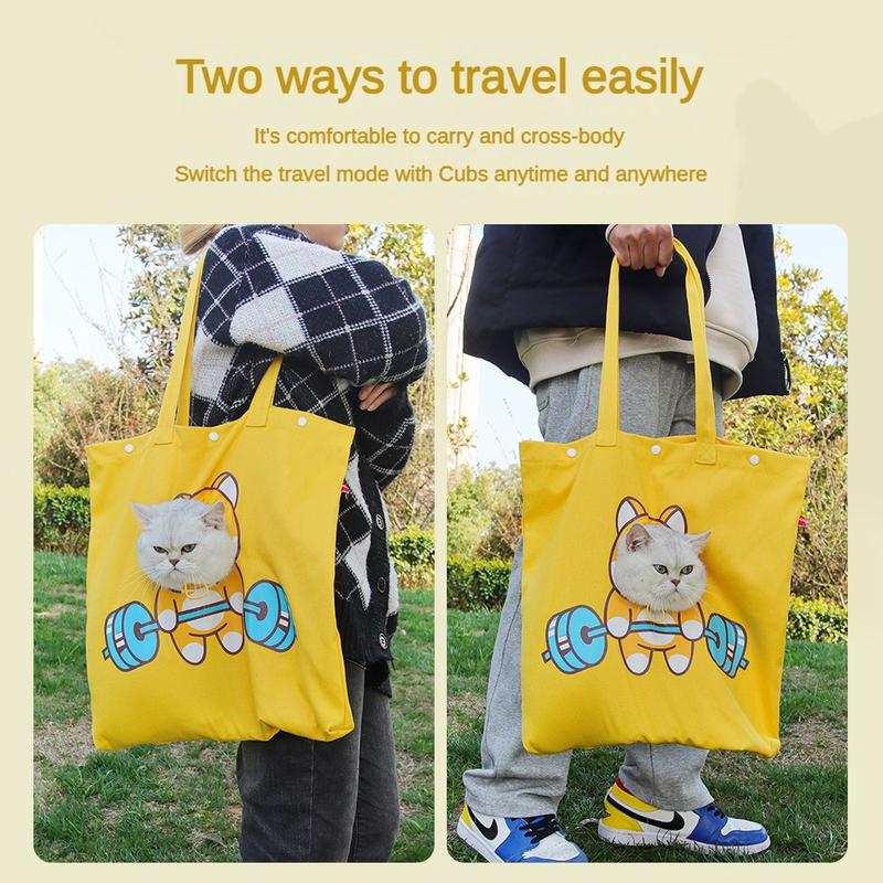 Pet Carrier Tote Bag – Animal Shaped Shoulder Bag for Dogs & Cats — Dog Travel | GetPawsy