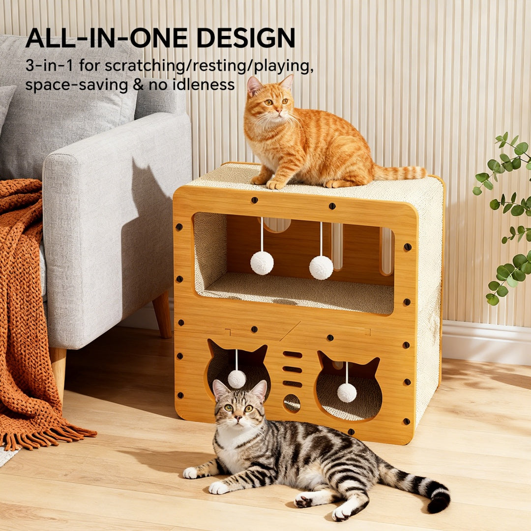 C Double-layer Cat Head 45 — Pet Furniture Tools | GetPawsy