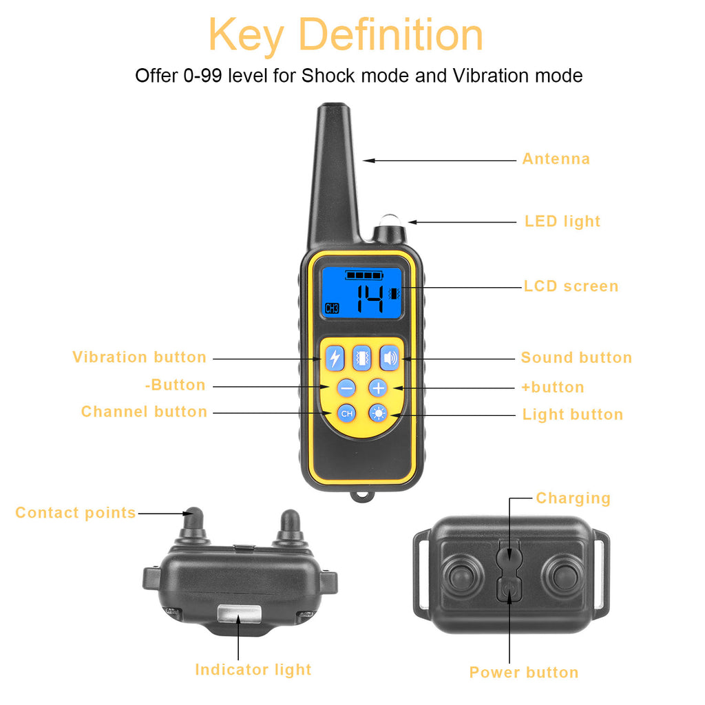Durable Dog Training Collar – Waterproof Remote with 4 Modes — Dog Training | GetPawsy